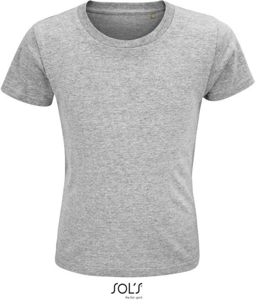 Kinder Bio T-Shirt Crusader Kids – SOL'S in Grey Melange