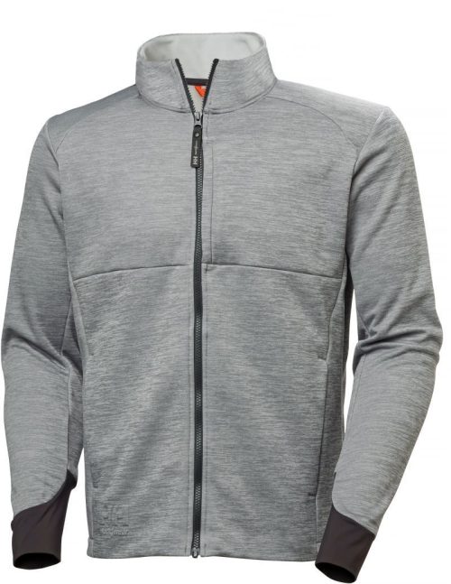 Workwear Fleece Jacke "Tech Midlayer" 72380 – Helly Hansen in Grey Melange