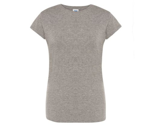 Ladies´ Regular Premium T-Shirt – JHK in Grey Melange