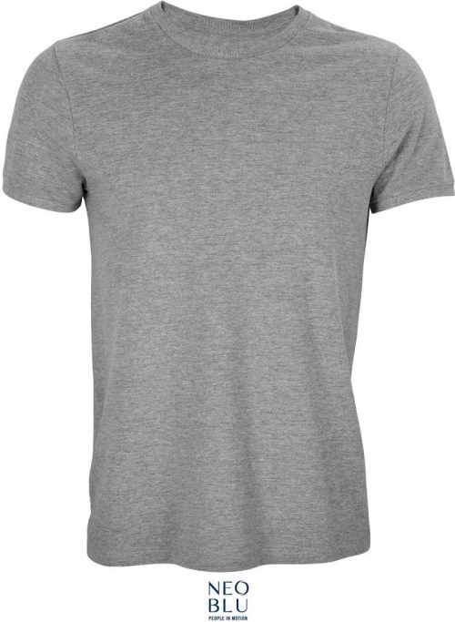 Unisex Piqué T-Shirt Loris – NEOBLU in Grey Melange