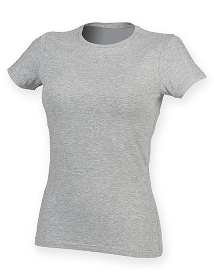 Women’s Feel Good Stretch T – SF Clothing in Heather Blue