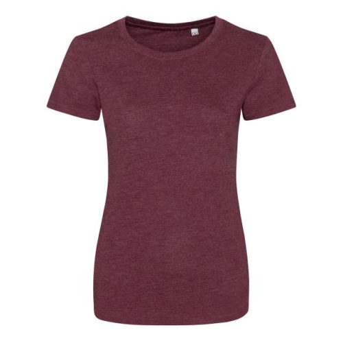Women's Tri-Blend T – Just Ts in Heather Burgundy