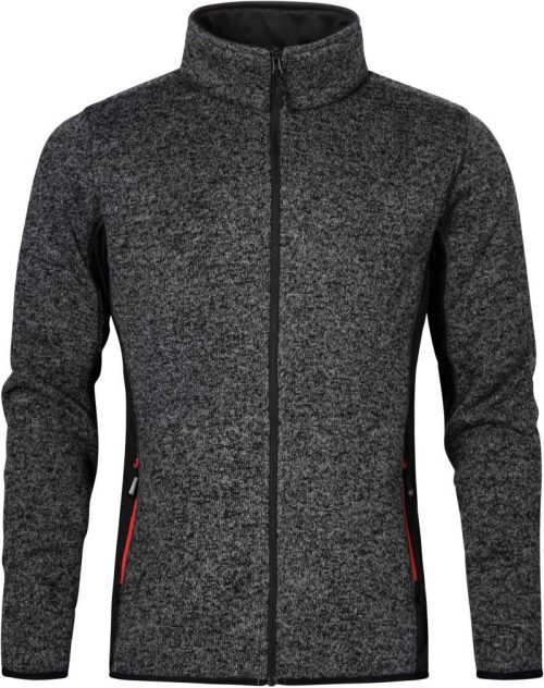 Herren Workwear Strickfleece Jacke 7700 – Promodoro in Heather Graphite