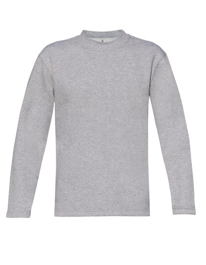 Open Hem Sweat – B&C BE INSPIRED in Heather Grey