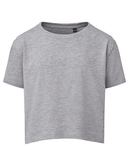 Kids Boxy Tee – TriDri® in Heather Grey
