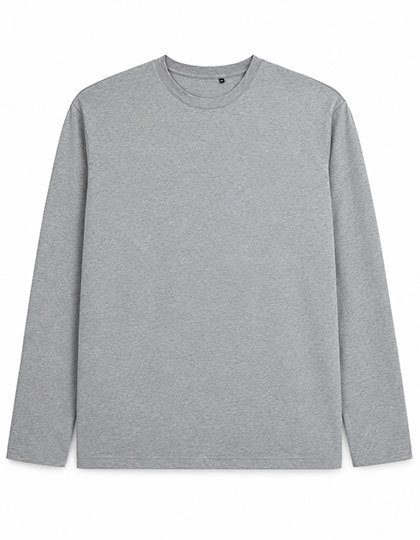 Unisex Longsleeve Tee – Miners mate supersize in Heather Grey