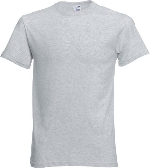 T-Shirt Original T – Fruit of the Loom in Heather Grey