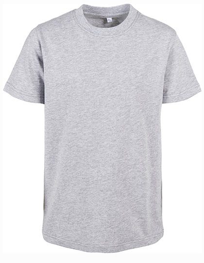 Kids´ Organic Basic Tee – Build Your Brand in Heather Grey