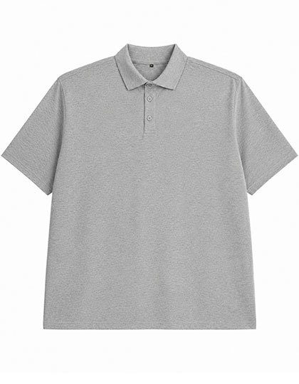 Unisex Polo – Miners mate supersize in Heather Grey