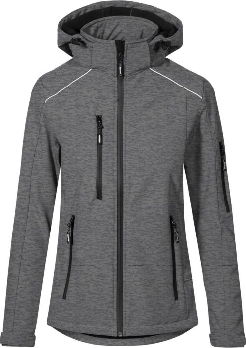 Damen 3-Lagen Softshell Jacke 7855 – Promodoro in Heather Grey