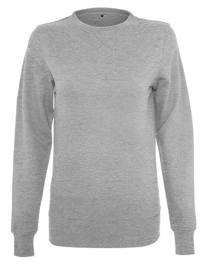 Ladies Light Crewneck – Build Your Brand in Heather Grey