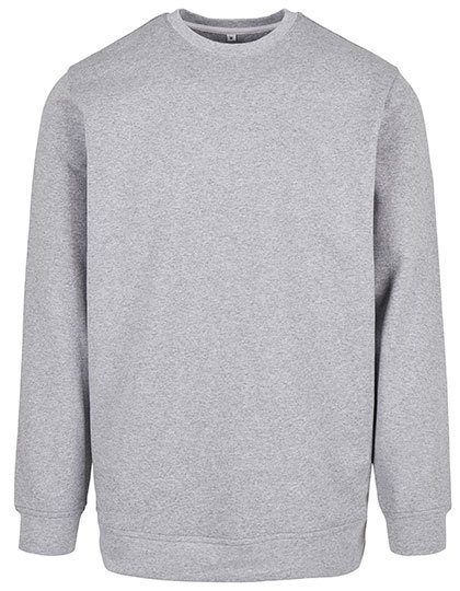 Basic Crewneck – Build Your Brand Basic in Heather Grey