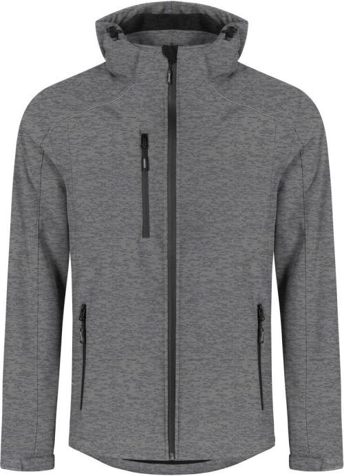Herren 3-Lagen Softshell Jacke 7850 – Promodoro in Heather Grey