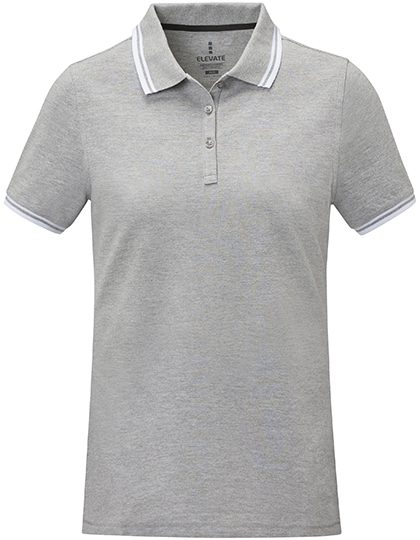 Ladies´ Amarago Polo – Elevate Life in Heather Grey