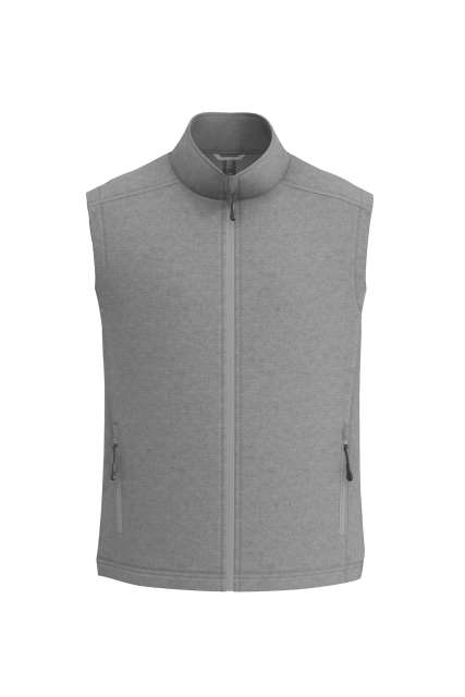 Men’s 3-Layer Softshell Bodywarmer – Legend Classics in Heather Grey