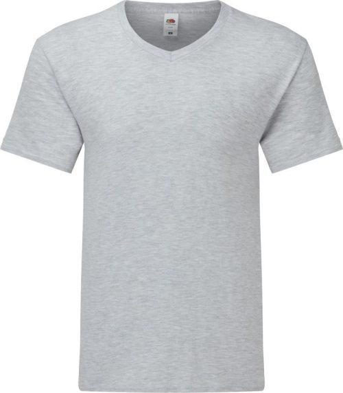 V-Ausschnitt T-Shirt Iconic 150 V-Neck T – Fruit of the Loom in Heather Grey