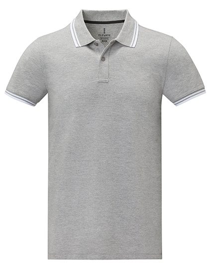 Men´s Amarago Polo – Elevate Life in Heather Grey