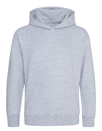 Kids´ Organic Hoodie – Just Hoods in Heather Grey