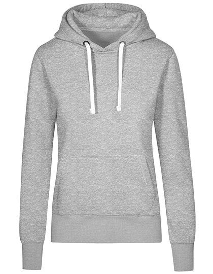 Women´s Hoody Sweater – X.O by Promodoro in Heather Grey
