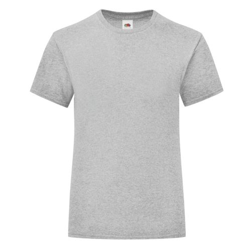 Mädchen-T-Shirt Iconic 150 T 61-025-0 – Fruit of the Loom in Heather Grey