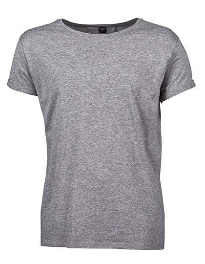 Men´s Roll-Up Tee – Tee Jays in Heather Grey