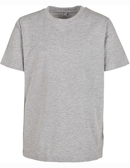 Kids´ Basic Tee 2.0 – Build Your Brand in Heather Grey