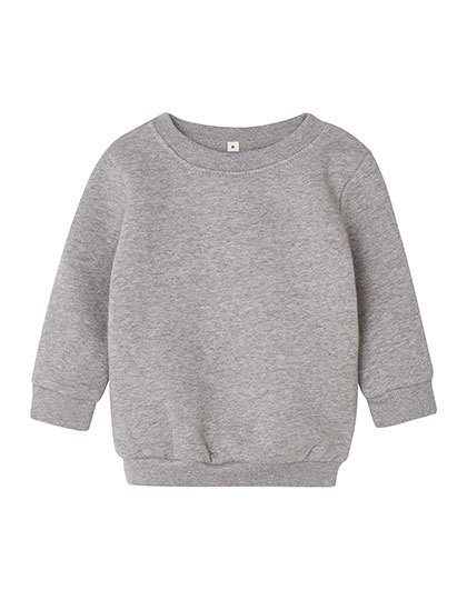 Baby Essential Sweatshirt – Babybugz in Heather Grey Melange