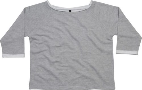 Damen Sweater "Flash Dance" M 128 – Mantis in Heather Grey Melange
