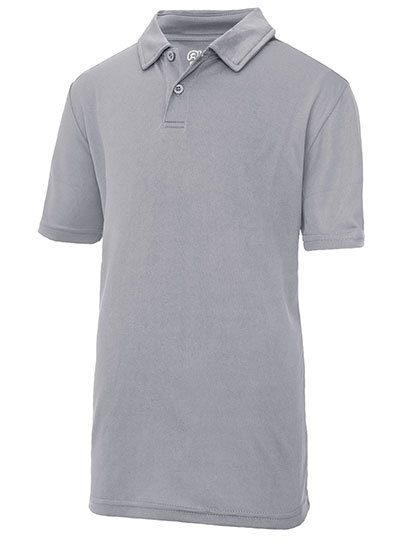 Kids´ Cool Polo – Just Cool in Heather Grey (Solid)
