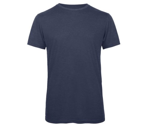 Men's TriBlend crew neck T-shirt TM055 – B&C in Heather Navy