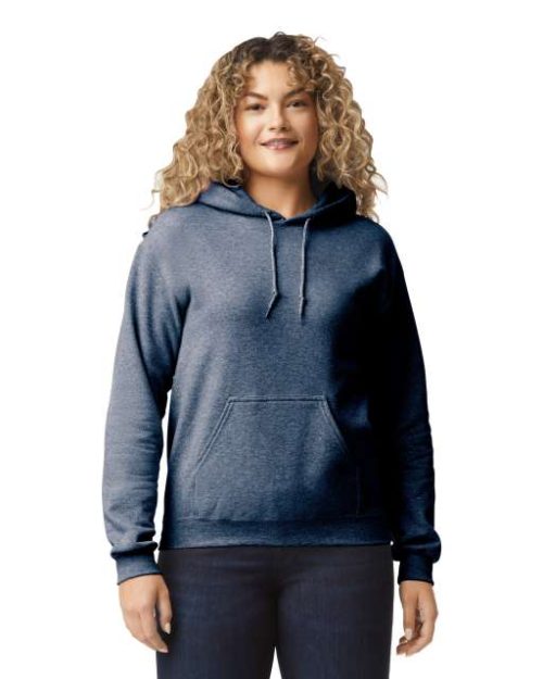Heavy Blend™ Adult Hooded Sweatshirt – Gildan in Heather Sport Dark Navy