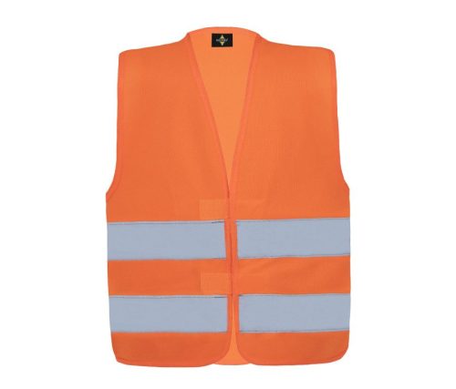 Kids´ Hi-Vis Functional Safety Vest Aarhus – Korntex in Hi Vis Orange