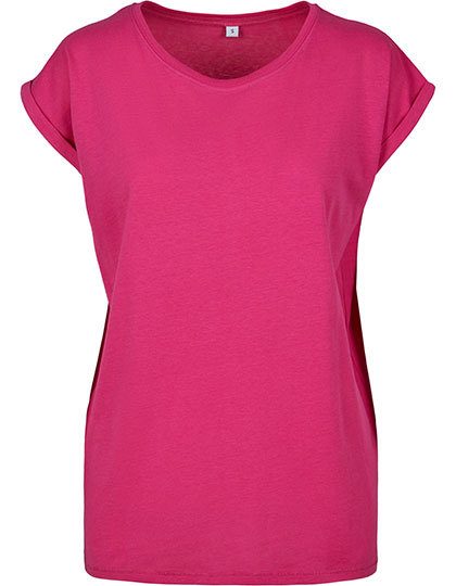 Damen T-Shirt BY 021 – Build your Brand in Hibiskus Pink