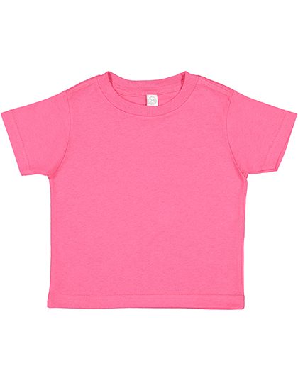 Toddler Fine Jersey T-Shirt – Rabbit Skins in Hot Pink