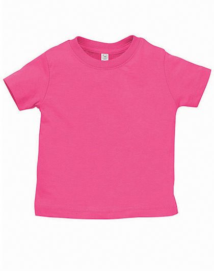 Infant Fine Jersey T-Shirt – Rabbit Skins in Hot Pink