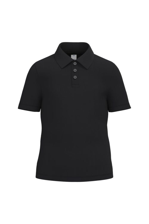 Kinder Piqué-Poloshirt IB297 – iDeal Basic Brand in Ideal Black