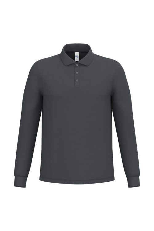 LSL Herren Piqué-Poloshirt IB222 – iDeal Basic Brand in Ideal Dark Grey