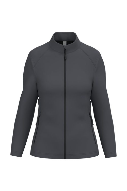 Damen 2-Lagen-Softshelljacke IB411 – iDeal Basic Brand in Ideal Dark Grey