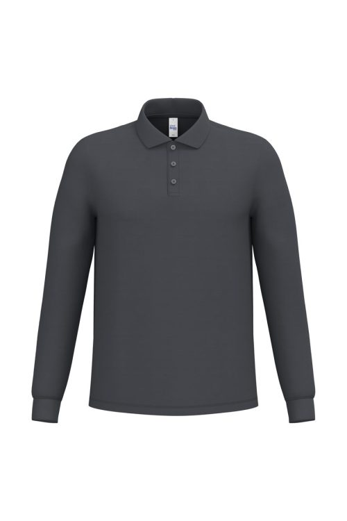 LSL Herren Piqué-Poloshirt IB290 – iDeal Basic Brand in Ideal Dark Grey