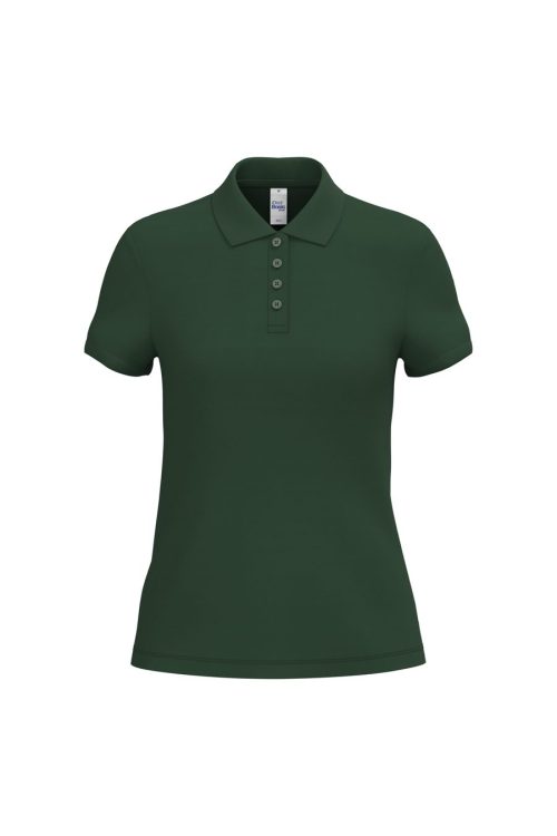 Damen Piqué-Poloshirt IB221 – iDeal Basic Brand in Ideal Forest Green