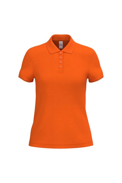 Damen Piqué-Poloshirt IB296 – iDeal Basic Brand in Ideal Orange