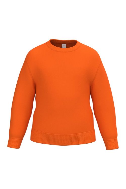 Kinder Rundhals-Sweatshirt IB401 – iDeal Basic Brand in Ideal Orange
