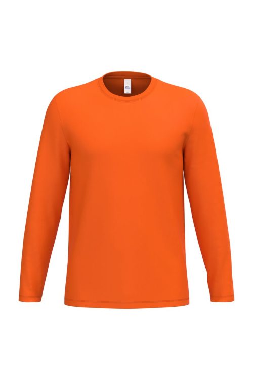 iDeal190 Unisex LSL T-Shirt IB323 – iDeal Basic Brand in Ideal Orange