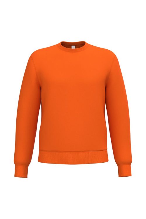 Unisex Rundhals-Sweatshirt IB400 – iDeal Basic Brand in Ideal Orange