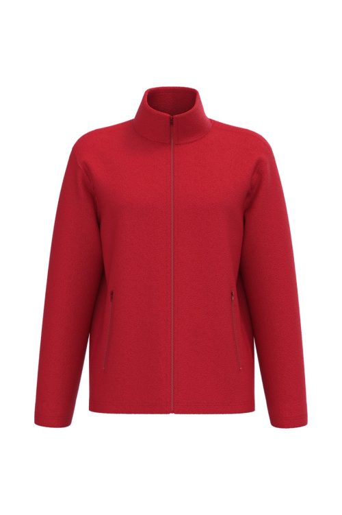Unisex Fleecejacke IB900 – iDeal Basic Brand in Ideal Red