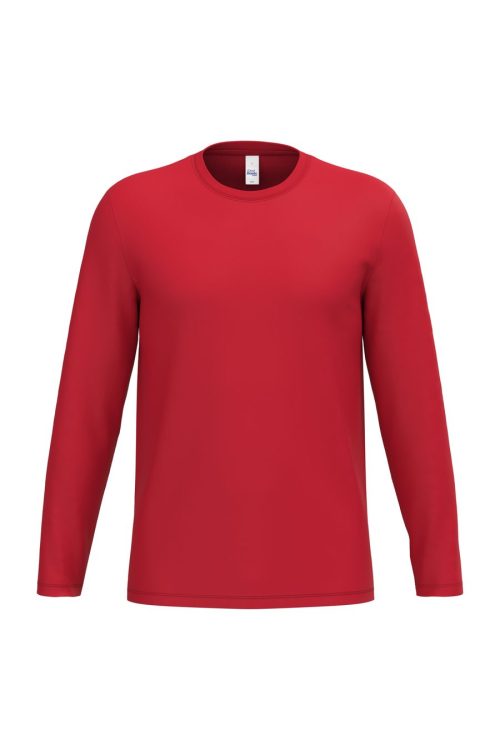 iDeal190 Unisex LSL T-Shirt IB323 – iDeal Basic Brand in Ideal Red