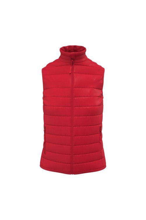 Damen gestepptes Bodywarmer IB6173 – iDeal Basic Brand in Ideal Red