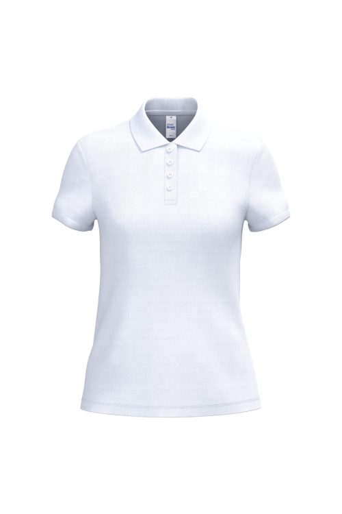 Damen Piqué-Poloshirt IB221 – iDeal Basic Brand in Ideal White