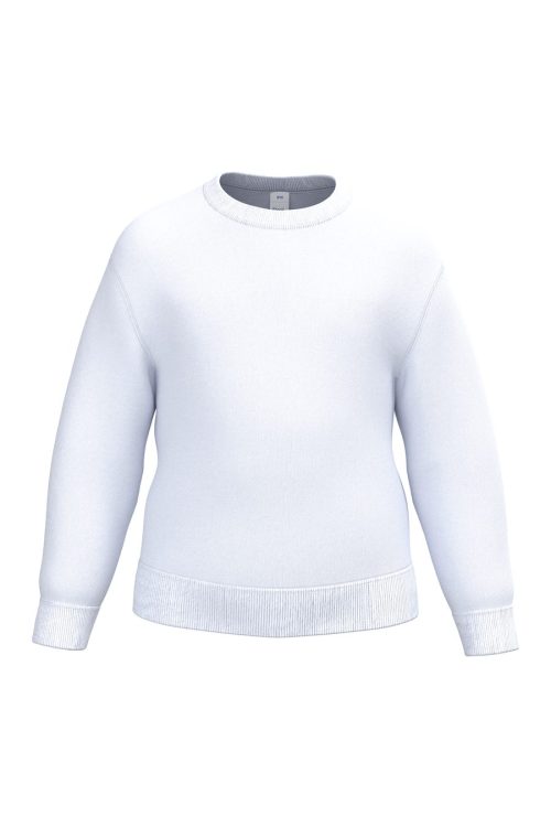 Kinder Rundhals-Sweatshirt IB401 – iDeal Basic Brand in Ideal White