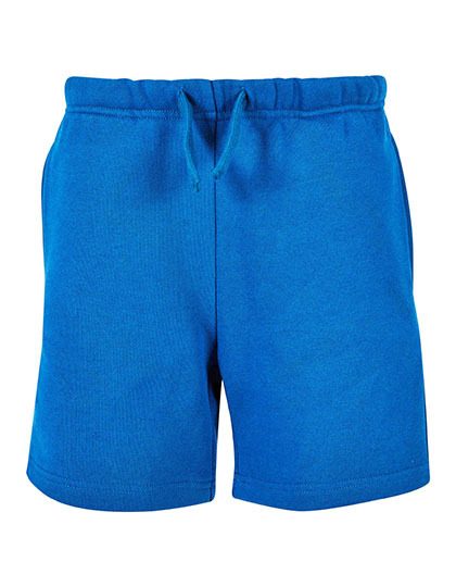 Kids Basic Sweatshorts – Build Your Brand Basic in Intense Blue